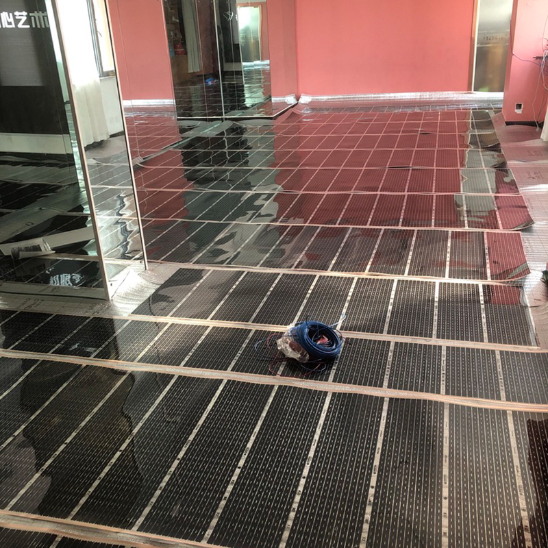 South Korea's Daewoo Alejia electric floor heating electric heating film household electric kang yoga studio plus heating film carbon fiber red