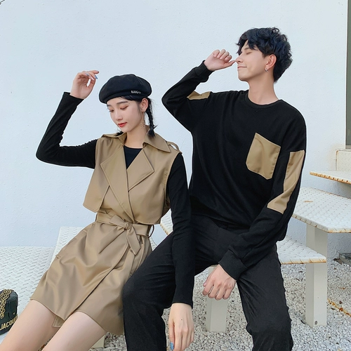 Осенняя парная одежда для влюбленных, сексуальный жилет, комплект, платье, юбка, 2020