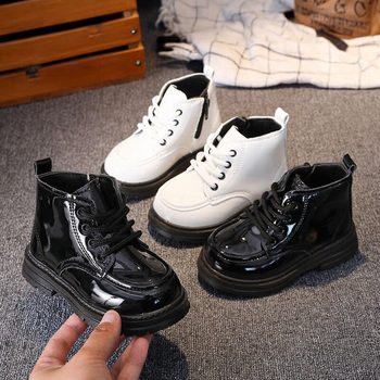 Children's Martin Boots 2025 New Autumn Girls' Boots Winter Boys' Short Boots Single Boots Kids' Shoes Mid-Calf Small Leather Boots