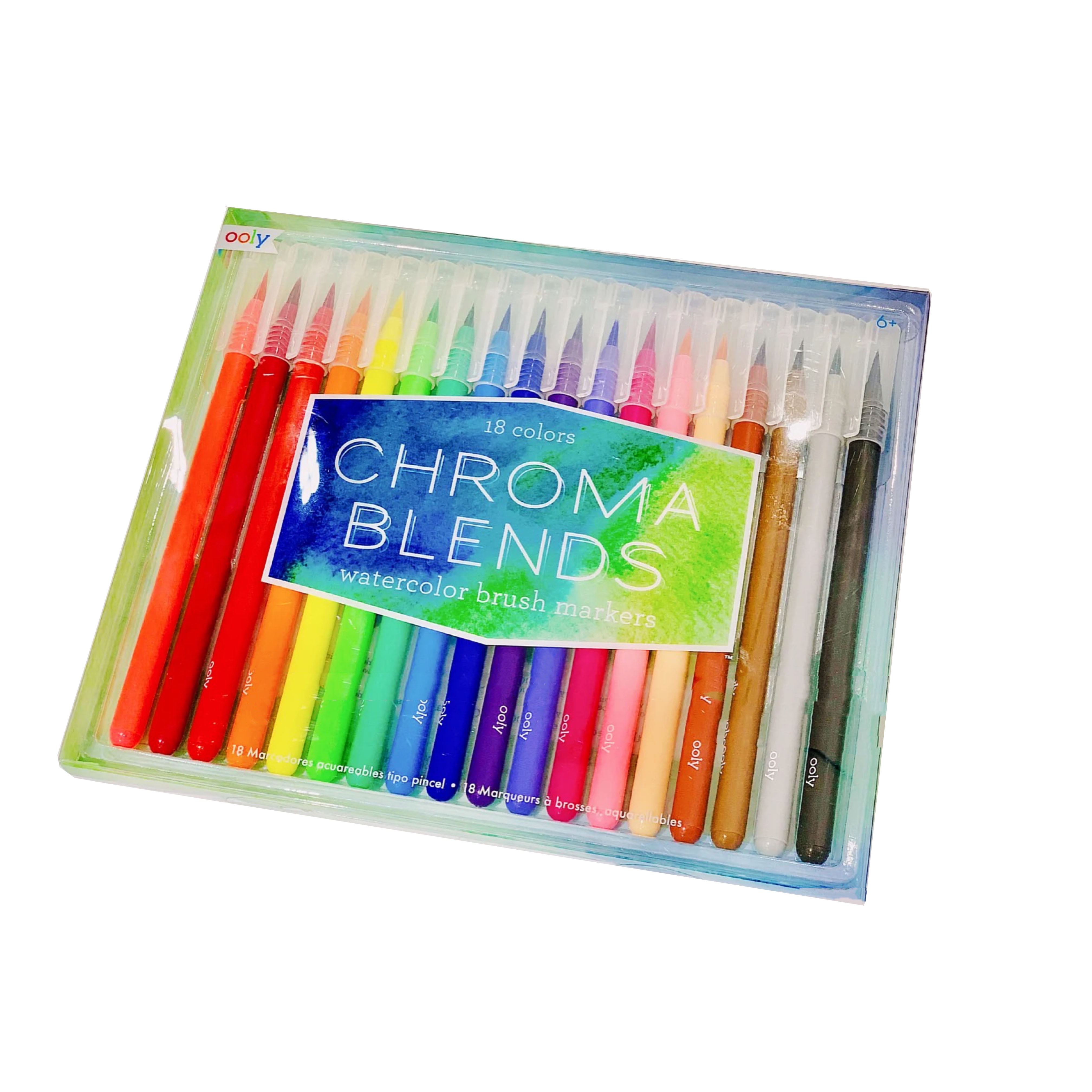 American new 10-year-old 11-year-old 12-year-old ooly rainbow stationery high saturation watercolor brush 18 brushes