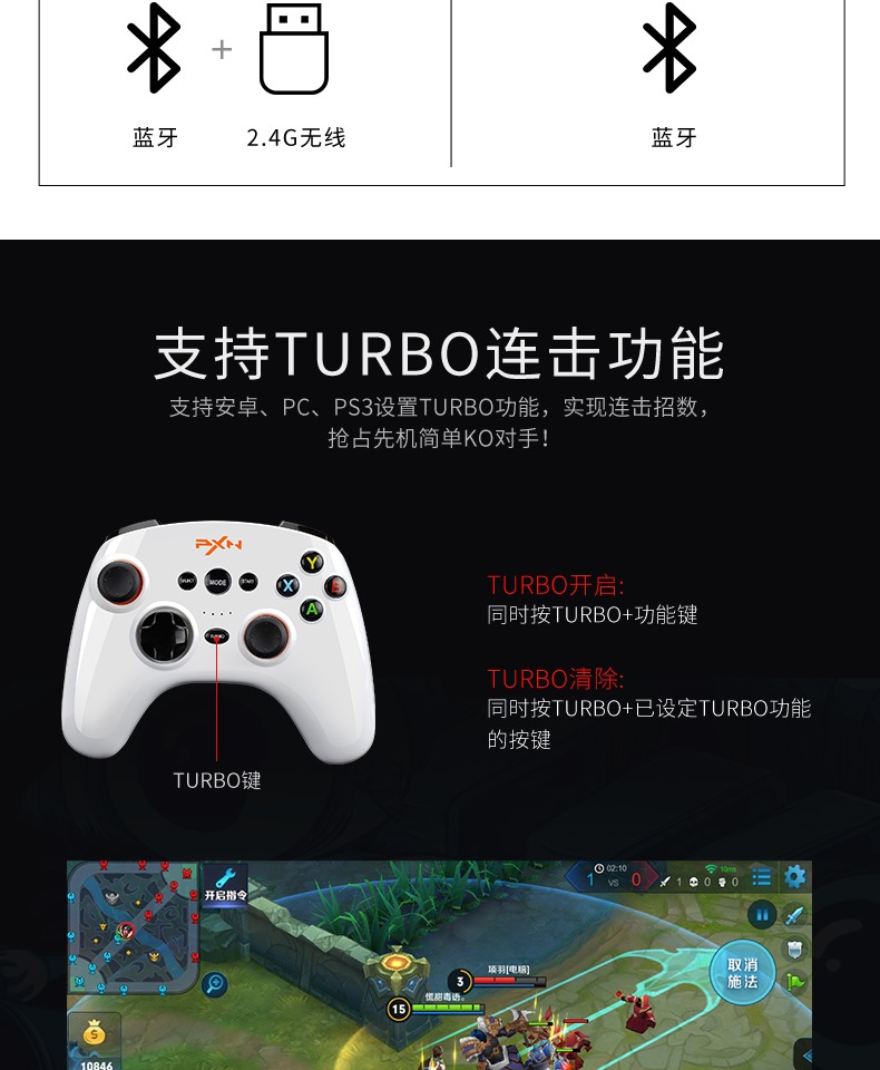 Lai Shi Da Tian Gong chuyển đổi bộ điều khiển trò chơi Điện thoại di động Android kê PC máy tính TV pro Nintendo ns Bluetooth ăn gà Zelda rocker chỉ sói quỷ khóc 5 vua vinh quang tạo tác phụ trợ - Người điều khiển trò chơi tay cầm ps4 cho pc