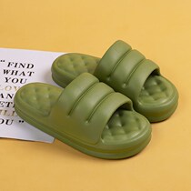 Thick-soled sofa slippers female summer comfortable cute creative wear sandals bathroom home indoor couple cool man