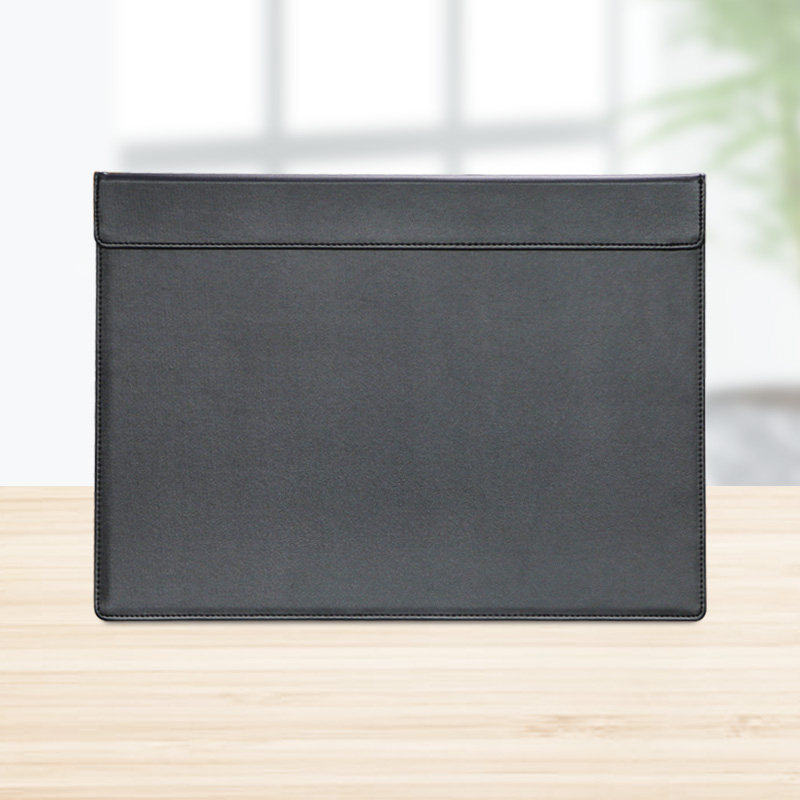 High-grade business leather A3 conference writing board desktop writing pad desk pad signature clip special offer