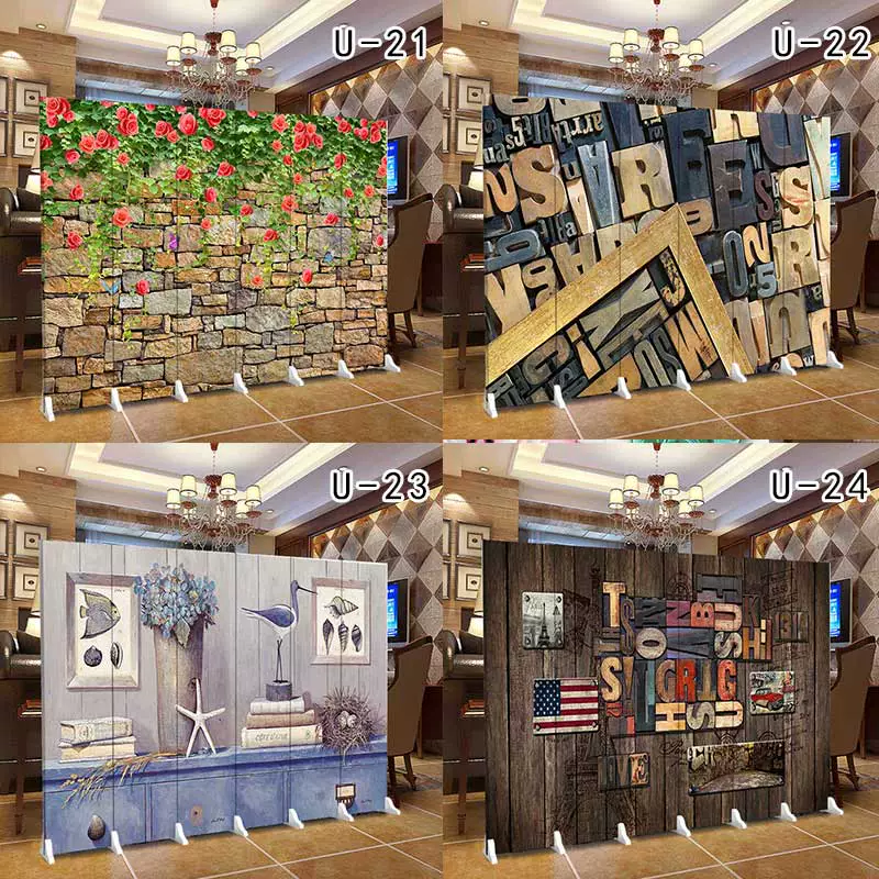 Vách ngăn gấp vách ngăn hiên phòng khách phòng ngủ 3D thời trang tường đơn giản nam và nữ YY neo phát sóng trực tiếp
