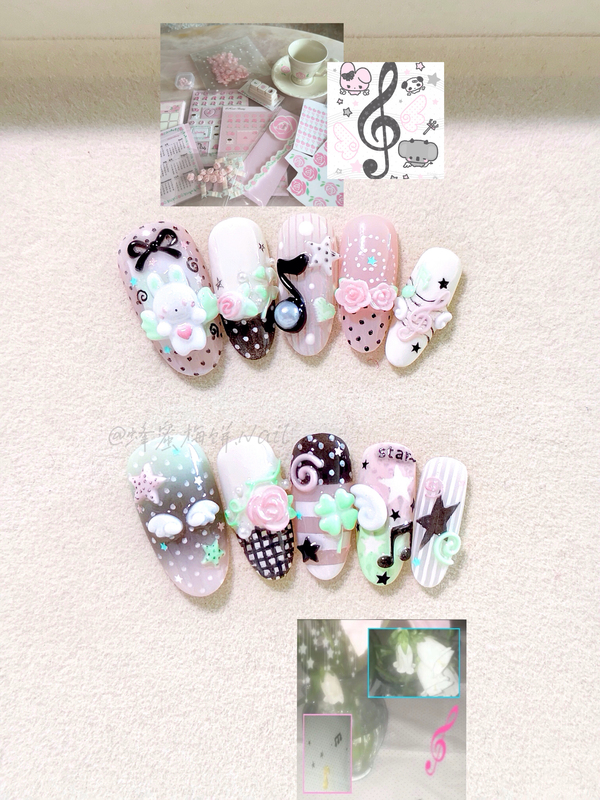 Vintage Polka Dots | Honey Plum Cake Wearable Nails Original Cute Y2K Dopamine Rose 3D Wing Nail Art Vintage Polka Dots | Honey Plum Cake Wearable Nails Original Cute Y2K Dopamine Rose 3D Wing Nail Art