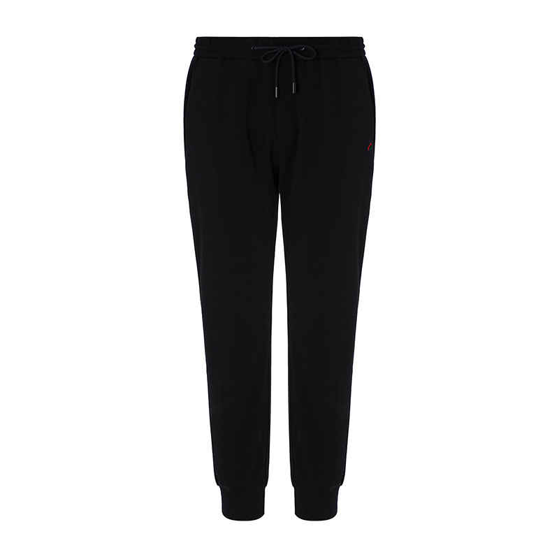 Didiboy Spring and Summer Fashion Casual Pants Sports Jogging Pants Men's Black Drawstring Jogger Pants