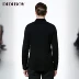 DIDIBOY quầy đích thực áo len nam in nối đứng cổ áo cardigan kinh doanh bình thường áo len áo len quần bò nam đẹp Áo len