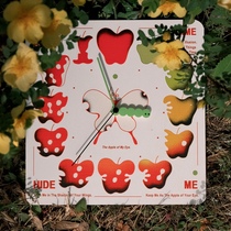 Groundhog Caterpillar Apple Butterfly Watch Square Watch Art Clock Creative Clock