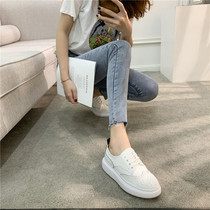 Roir Mckunsson Pastry Woman 2020 New Bullock Inn Retro College Wind Heightened Thick Bottom White Shoes