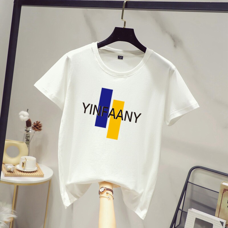 Women's short-sleeved T-shirt Korean version loose half-sleeve pure cotton wild white T-shirt summer 2021 new base shirt