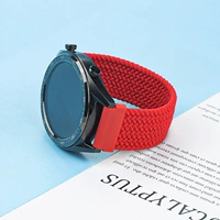 Эластичный, плетеный, красный