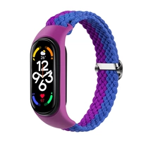 Полосатая и вязаная модель -blue -purple