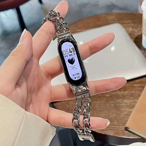 Браслет, креативный металлический брендовый универсальный сменный модный ремешок для часов, делается под заказ, тройник, в стиле Шанель