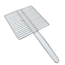 Long handle barbecue mesh 30x30 barbecue mesh with handle thick Stainless Steel Grill Grill Grill Grill mesh