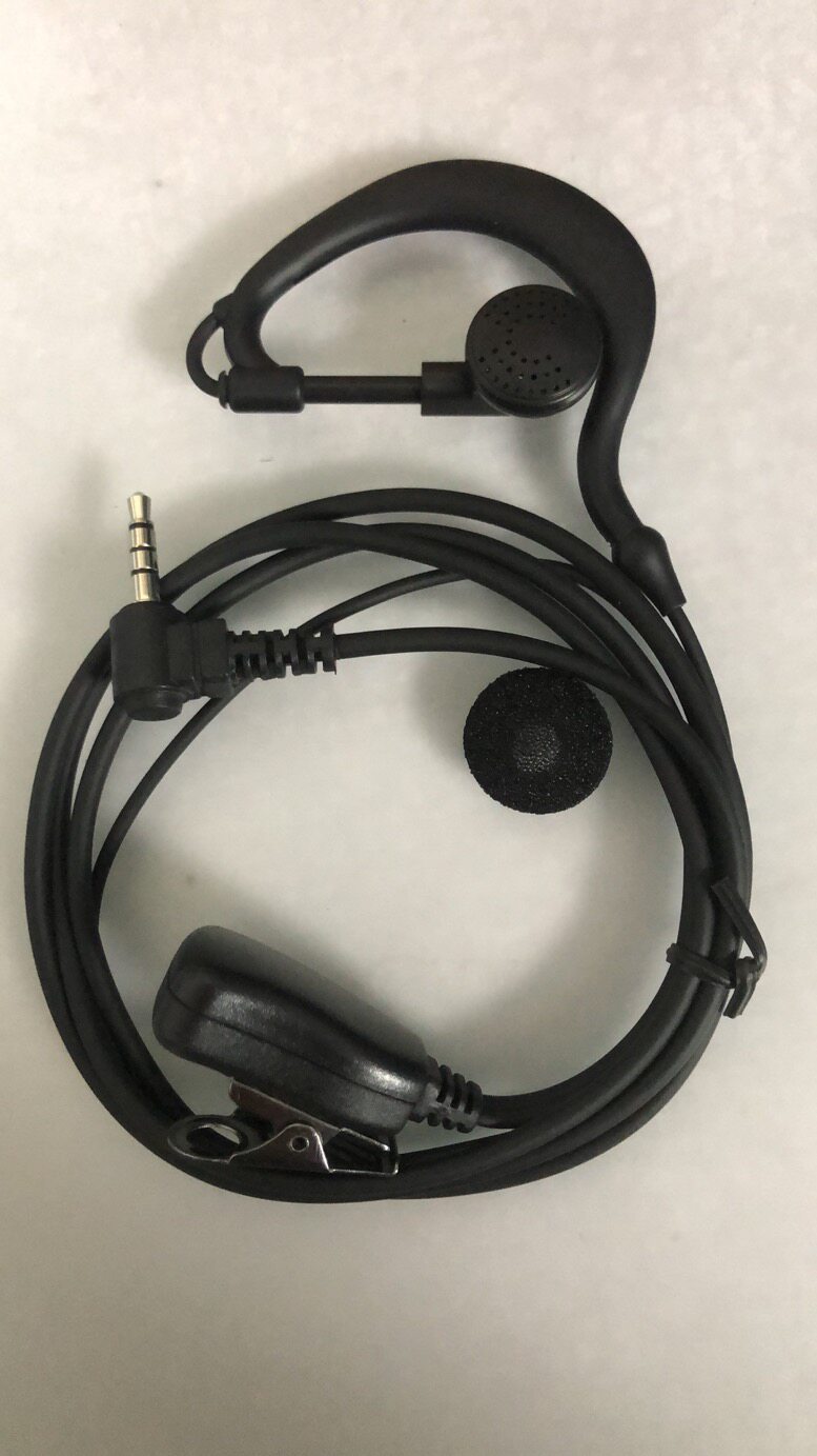 National walkie-talkie headset unlimited distance intercom hand platform special accessories hanging ear universal headset round head Naila