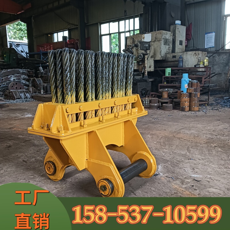 Excavator Steel Brush for Cleaning Debris in Tunnels, Tunnel Arch Debris Cleaner, Sichuan Chongqing Broom Head with Replaceable Steel Wire Rope Excavator Steel Brush for Cleaning Debris in Tunnels, Tunnel Arch Debris Cleaner, Sichuan Chongqing Broom Head with Replaceable Steel Wire Rope
