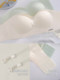 Summer Thin Underwear for Women, Strapless, Small Chest Push-Up, Bandeau Style, Seamless, Beautiful Back, Invisible, No Underwire, Cotton Padded Bra