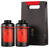 Ling Ding aged Puer tea cooked tea broken silver glutinous rice fragrant old tea head tea fossil loose tea double cans 800g