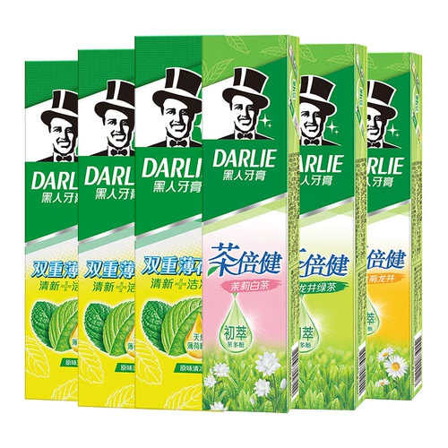 Дарли хорош (ранее черный) зубной пасты чай двойной здоровый мят 5 550 Дом Домашний доступный зубной пасты зубной пасты