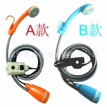 Manufacturer USB charging portable outdoor shower head shower mobile DC5V bather in stock
