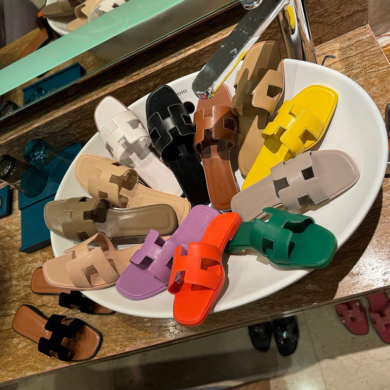 Sheepskin Version~Genuine Leather H-Shaped Flip-Flops for Women, Summer Outdoor Wear, Flat H Slippers, Versatile Casual Beach Sandals Sheepskin Version~Genuine Leather H-Shaped Flip-Flops for Women, Summer Outdoor Wear, Flat H Slippers, Versatile Casual Beach Sandals