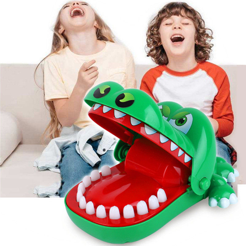 Bite finger crocodile mouth big shark tooth bite the whole person decompress the deviner shake-to-net red children's toy