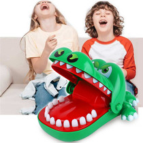 Bite fingers crocodile mouth large shark teeth bite tricky decompression artifact trembling sound Net Red childrens toys