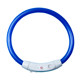 Dog luminous collar multi-color optional LED rechargeable anti-lost dog tag size ring universal Teddy Golden Retriever