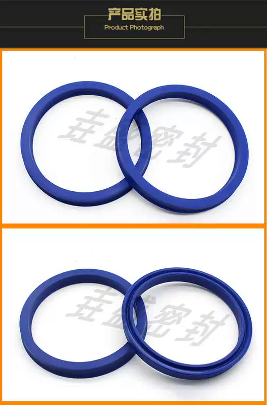 Vòng đệm dầu xi lanh thủy lực Vòng đệm dầu không khung vòng chữ Y vòng đệm polyurethane màu xanh chất lượng chuyên nghiệp gioăng epdm