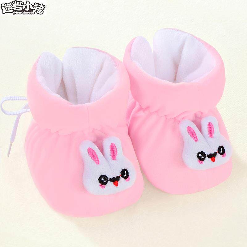 No cotton baby girl winter shoes toddler strap baby shoes soft bottom cotton boots soft 12 kids wrapped feet cotton wo