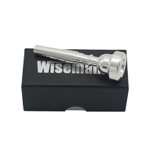 WISEMANN WISMANN PETITE CORNE COUCHÉ ARGENT 7C 7C 5C 3C TROMPETTE BOUCHE TUYAU EN CUIVRE INSTRUMENT DE MUSIQUE BOUCHE EN CORNE