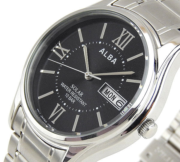 日本seiko 精工alba Aefd554 553男士太陽能商務休閒時尚手手錶