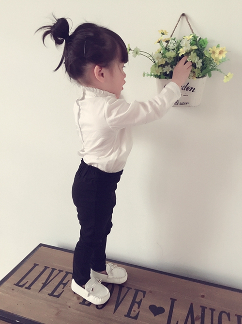 Pantalon fille en Toile de coton - Ref 2062081 Image 44