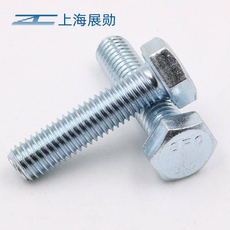 Outer hex screw M8 galvanized outer hexbolt hexbolt 4.8 class