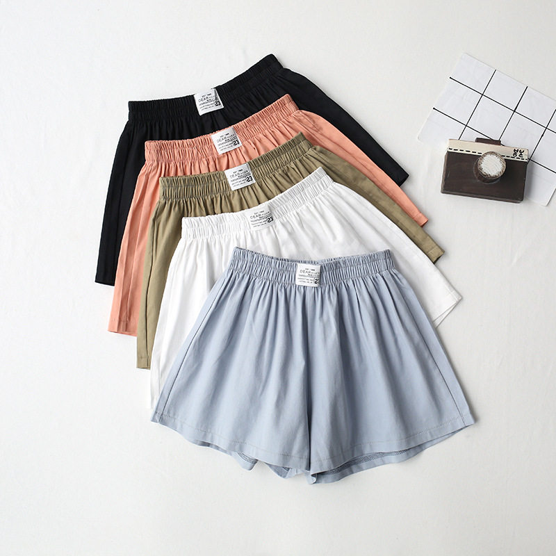 Girls shorts 2022 new summer five-point pants foreign pie outside wearing five-point pants children's pants loose slacks summer thin