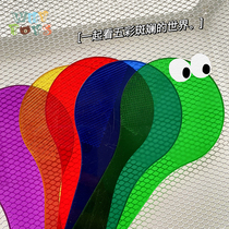 Color recognition toys childrens educational early education color cognition color card color change film color film kindergarten baby