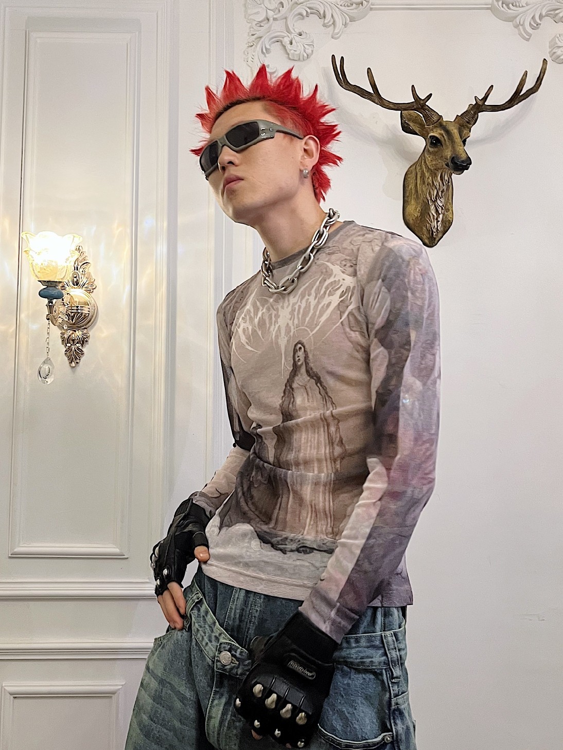 メンズ GROUPMAREK[GMK] LuckyGod 16oz Jeans