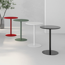 Nordic net red sofa side a few corners a few bedroom balcony simple living room small coffee table round table mini small table