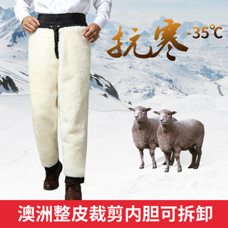 Fur-integrated wool liner is thickened to protect against cold and warmth