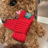 Пекинская универсальная студия, купившая маленькую хуанд Рен Тим Медвьевый Медовый плюшевый плюшевый плюшевый кукольный сувенир кукол