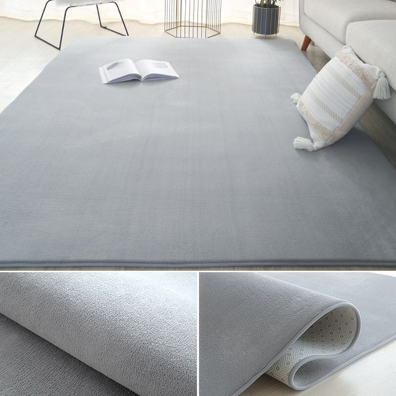 ins carpet grey living room tea table blanket bedroom full laid short plush balcony children room crawl mat ground mat