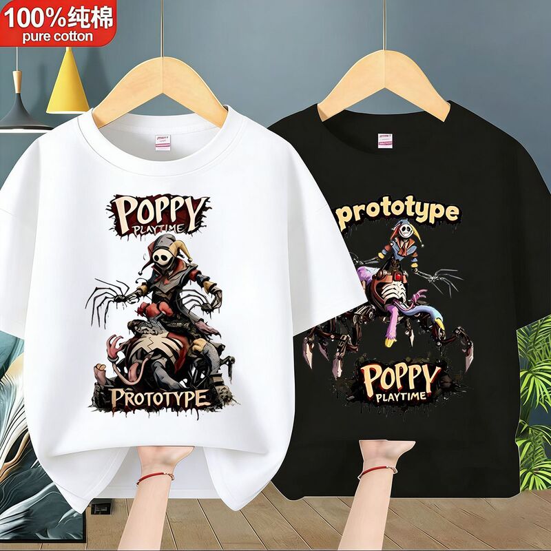 Prototype 1006 Harley Sawyer Children's Clothing Poppy's Playtime Chapter 5 Summer Short Sleeve T-Shirt Top