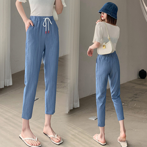 【小虎日记】夏季直筒休闲薄款冰丝牛仔裤