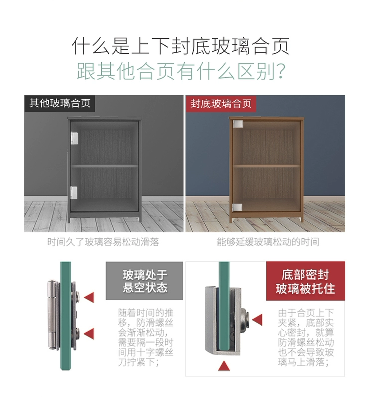 Bản lề kính không lỗ cửa tủ trục trên và dưới tủ trưng bày tủ rượu Bản lề cửa kính 90 độ có thể di chuyển được