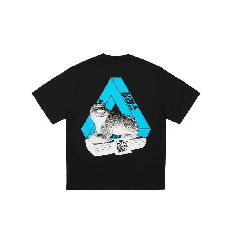 Palace 26Ss Seoul Limited Edition Triangular Stone Letter Print Unisex Casual Loose Short-Sleeve T-Shirt Palace 26Ss Seoul Limited Edition Triangular Stone Letter Print Unisex Casual Loose Short-Sleeve T-Shirt