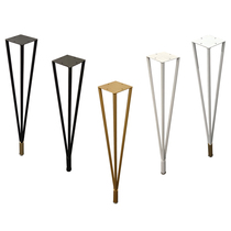 Desk bracket foot base custom Nordic dressing table talks wrought iron support round light luxury simple table legs