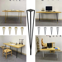 Desk leg bracket custom computer dressing table coffee table table support feet iron art table base bar black table feet
