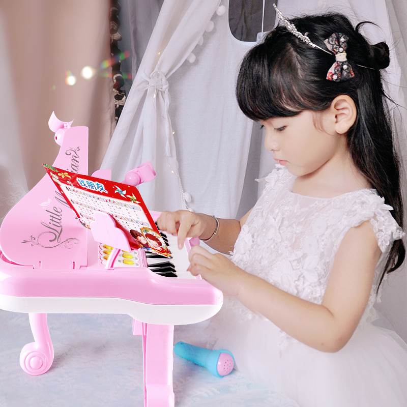 Children's electronic violin toy can play piano baby multifunction infant music violin key girl beginology simulation