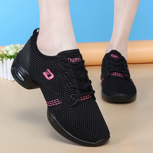 琪轩尔 Танцующие сетчатые туфли, дышащая обувь, мягкая подошва