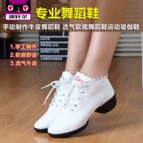 Кожаные танцующие современные туфли, мягкая подошва